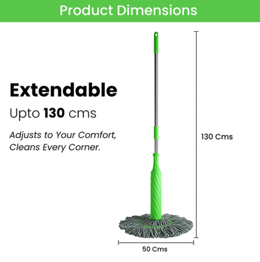 Easy Self-Twisting Water Rotating Mop 🧹
