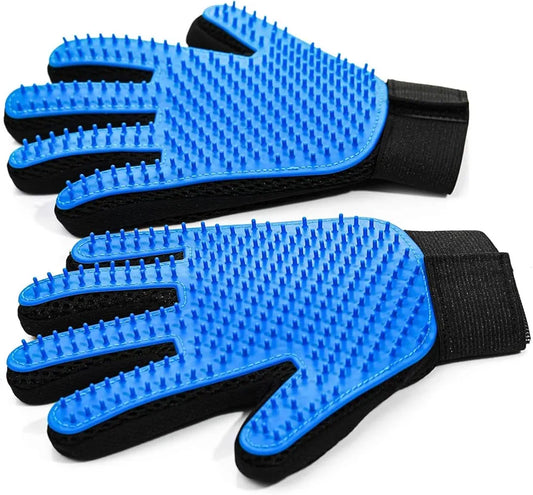 Pet Grooming Glove - Gentle Deshedding Brush