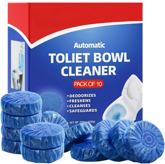 Automatic & Easy toilet cleaner tablets pack of (10ps)