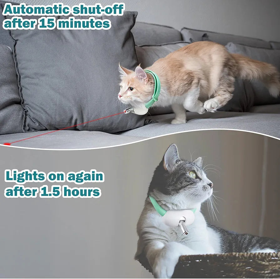 Pet Laser Collar Self Teasing Toy